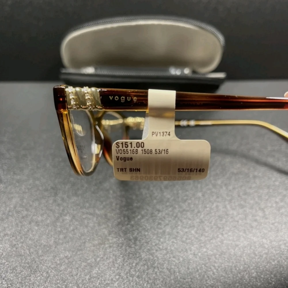 NWT!! Vogue T VO5516 53[]16-140 Brown Eyeglasses / Frames W/Case MF